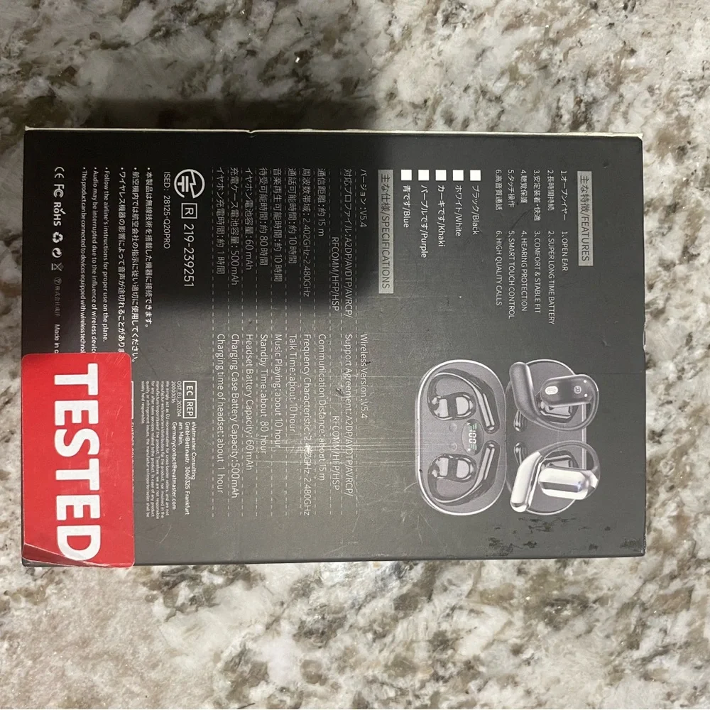 Silver True Wireless Earbuds